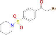 2-Bromo-1-[4-(piperidine-1-sulfonyl)phenyl]ethan-1-one