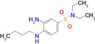 3-Amino-4-(butylamino)-n,n-diethylbenzene-1-sulfonamide