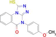 4-(4-Methoxyphenyl)-1-sulfanyl-4h,5h-[1,2,4]triazolo[4,3-a]quinazolin-5-one