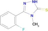 3-(2-fluorophenyl)-4-methyl-4,5-dihydro-1H-1,2,4-triazole-5-thione