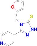 4-[(furan-2-yl)methyl]-3-(pyridin-4-yl)-4,5-dihydro-1H-1,2,4-triazole-5-thione