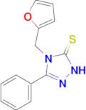 4-[(furan-2-yl)methyl]-3-phenyl-4,5-dihydro-1H-1,2,4-triazole-5-thione