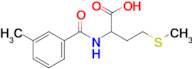 2-[(3-methylphenyl)formamido]-4-(methylsulfanyl)butanoic acid