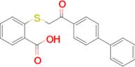 2-{[2-oxo-2-(4-phenylphenyl)ethyl]sulfanyl}benzoic acid