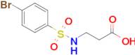 3-(4-Bromobenzenesulfonamido)propanoic acid
