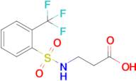 3-[2-(trifluoromethyl)benzenesulfonamido]propanoic acid