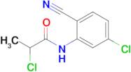 2-Chloro-n-(5-chloro-2-cyanophenyl)propanamide