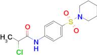 2-Chloro-n-[4-(piperidine-1-sulfonyl)phenyl]propanamide