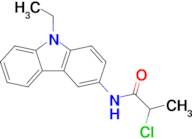 2-Chloro-n-(9-ethyl-9h-carbazol-3-yl)propanamide