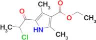 Ethyl 5-(2-chloropropanoyl)-2,4-dimethyl-1h-pyrrole-3-carboxylate