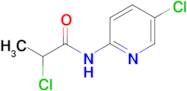 2-Chloro-n-(5-chloropyridin-2-yl)propanamide