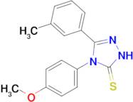 4-(4-methoxyphenyl)-3-(3-methylphenyl)-4,5-dihydro-1H-1,2,4-triazole-5-thione