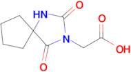2,4-Dioxo-1,3-diazaspiro[4.4]nonane-3-acetic acid