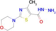 4-Methyl-2-(4-morpholinyl)-5-thiazolecarboxylic acid hydrazide