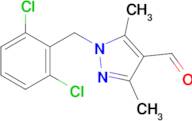 1-[(2,6-dichlorophenyl)methyl]-3,5-dimethyl-1h-pyrazole-4-carbaldehyde