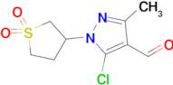 5-Chloro-3-methyl-1-(tetrahydro-1,1-dioxido-3-thienyl)-1H-pyrazole-4-carboxaldehyde