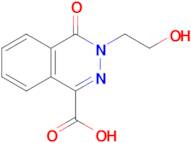 3-(2-Hydroxyethyl)-4-oxo-3,4-dihydrophthalazine-1-carboxylic acid