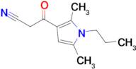 3-(2,5-Dimethyl-1-propyl-1h-pyrrol-3-yl)-3-oxopropanenitrile