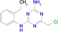 6-(Chloromethyl)-2-n-(2-ethylphenyl)-1,3,5-triazine-2,4-diamine