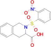 2-(2-Nitrobenzenesulfonyl)-1,2,3,4-tetrahydroisoquinoline-3-carboxylic acid