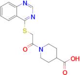 1-[2-(quinazolin-4-ylsulfanyl)acetyl]piperidine-4-carboxylic acid