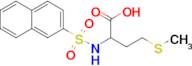 4-(Methylsulfanyl)-2-(naphthalene-2-sulfonamido)butanoic acid