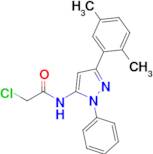 2-Chloro-n-[3-(2,5-dimethylphenyl)-1-phenyl-1h-pyrazol-5-yl]acetamide