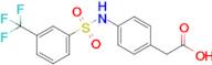 2-{4-[3-(trifluoromethyl)benzenesulfonamido]phenyl}acetic acid