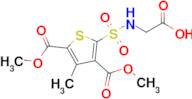 2-[3,5-bis(methoxycarbonyl)-4-methylthiophene-2-sulfonamido]acetic acid