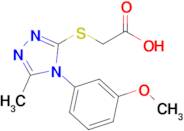 2-{[4-(3-methoxyphenyl)-5-methyl-4h-1,2,4-triazol-3-yl]sulfanyl}acetic acid