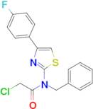 n-Benzyl-2-chloro-n-[4-(4-fluorophenyl)-1,3-thiazol-2-yl]acetamide