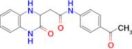 n-(4-Acetylphenyl)-2-(3-oxo-1,2,3,4-tetrahydroquinoxalin-2-yl)acetamide