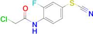 2-Chloro-n-[4-(cyanosulfanyl)-2-fluorophenyl]acetamide