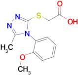 2-{[4-(2-methoxyphenyl)-5-methyl-4h-1,2,4-triazol-3-yl]sulfanyl}acetic acid