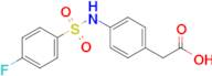 2-[4-(4-fluorobenzenesulfonamido)phenyl]acetic acid