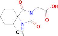 2-(6-Methyl-2,4-dioxo-1,3-diazaspiro[4.5]decan-3-yl)acetic acid