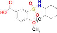 4-Methoxy-3-[(2-methylcyclohexyl)sulfamoyl]benzoic acid