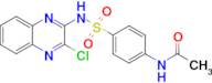 n-{4-[(3-chloroquinoxalin-2-yl)sulfamoyl]phenyl}acetamide