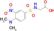 2-[4-(dimethylamino)-3-nitrobenzenesulfonamido]acetic acid