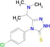 4-(4-chlorophenyl)-3-[1-(dimethylamino)ethyl]-4,5-dihydro-1H-1,2,4-triazole-5-thione