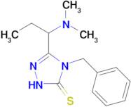 4-benzyl-3-[1-(dimethylamino)propyl]-4,5-dihydro-1H-1,2,4-triazole-5-thione