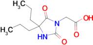 2-(2,5-Dioxo-4,4-dipropylimidazolidin-1-yl)acetic acid