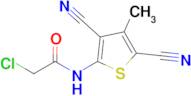 2-Chloro-n-(3,5-dicyano-4-methylthiophen-2-yl)acetamide