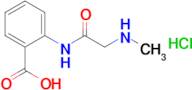 2-[2-(methylamino)acetamido]benzoic acid hydrochloride