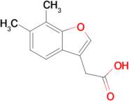 2-(6,7-Dimethyl-1-benzofuran-3-yl)acetic acid