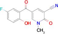 5-(5-Fluoro-2-hydroxybenzoyl)-1-methyl-2-oxo-1,2-dihydropyridine-3-carbonitrile