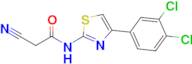 2-Cyano-n-[4-(3,4-dichlorophenyl)-1,3-thiazol-2-yl]acetamide