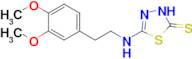 5-{[2-(3,4-dimethoxyphenyl)ethyl]amino}-2,3-dihydro-1,3,4-thiadiazole-2-thione