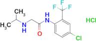 n-[4-chloro-2-(trifluoromethyl)phenyl]-2-[(propan-2-yl)amino]acetamide hydrochloride