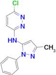6-Chloro-N-(3-methyl-1-phenyl-1H-pyrazol-5-yl)-3-pyridazinamine